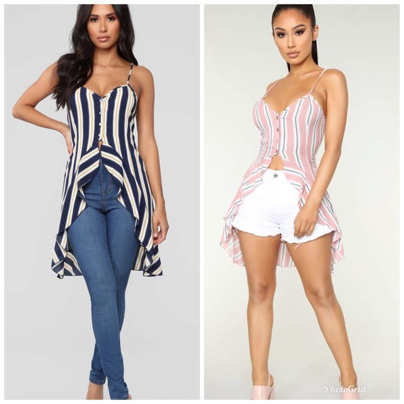 Fashion Nova Tops - ❌❌SOLD❌❌ Manchester By The Sea Tank In navy & mauve